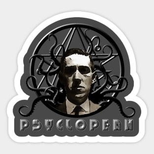 Psyclopean Lovecraft Necronomicon Tentacles Sticker
